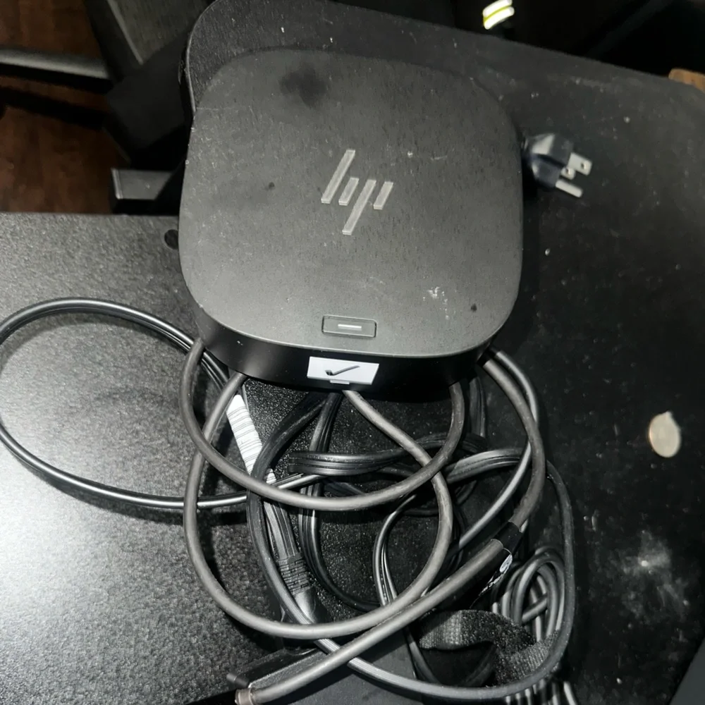 Black Docking Station HP USB-C Dock